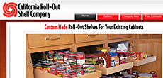 California Roll-Out Shelf Website